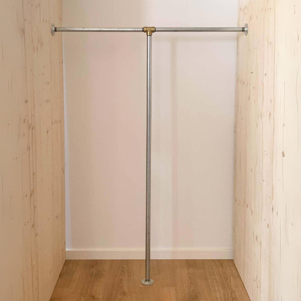 Bøjlestang ANDREA sølv med messing