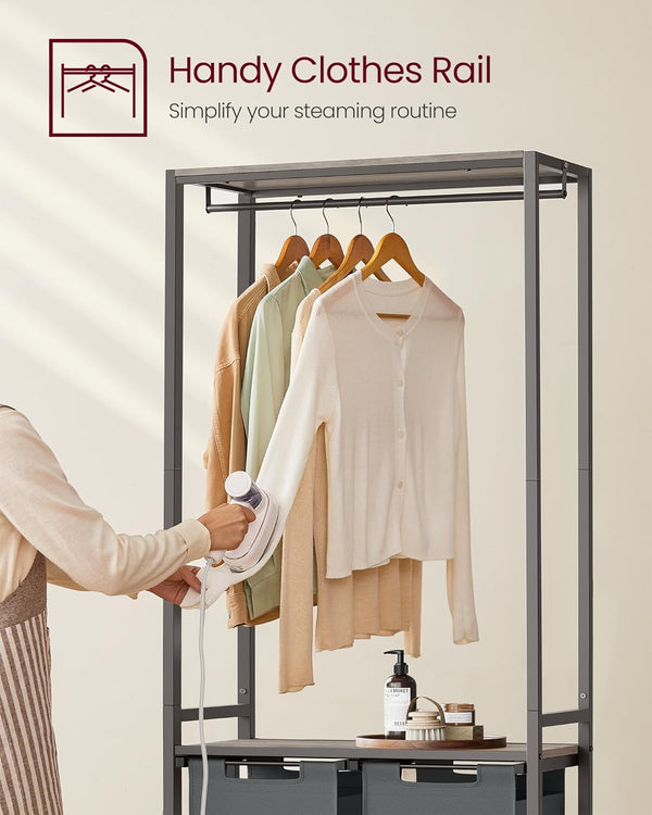 Rio tøjstativ med vasketøjskurve