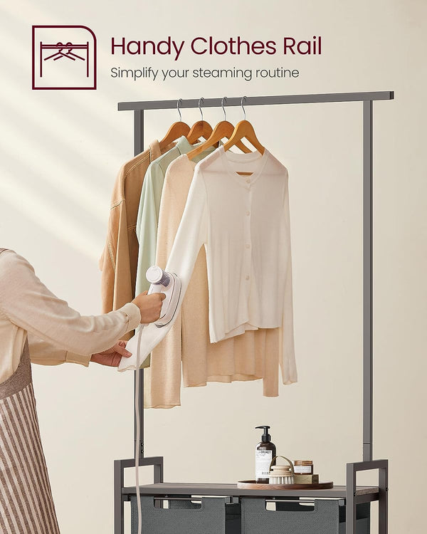 Rio tøjstativ med vasketøjskurve