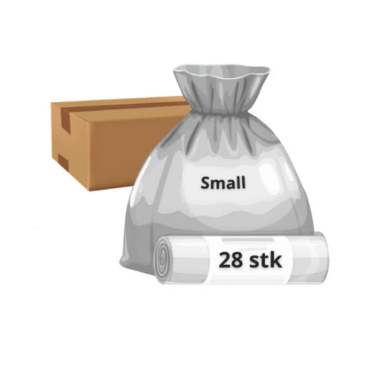 Skraldeposer - 15-20 L - Gennemsigtig - 28 poser