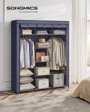 Victor klæde- og garderobeskab - Blå