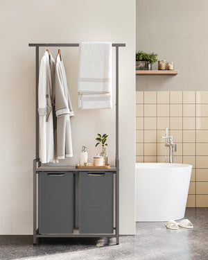 Rio tøjstativ med vasketøjskurve