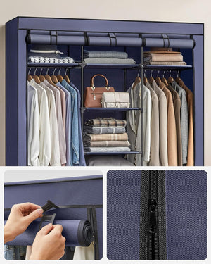 Victor klæde- og garderobeskab - Blå