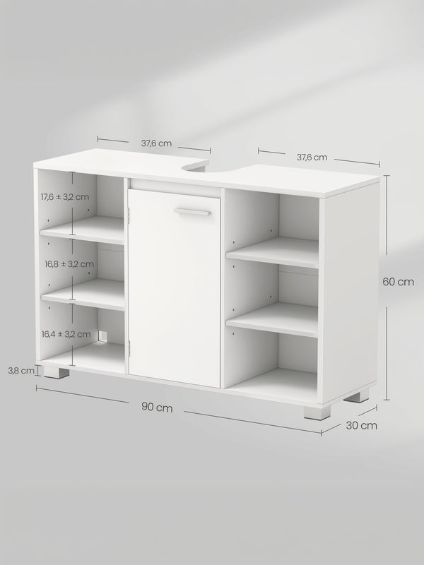 Laura underskab til badeværelset - Hvid