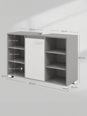Laura underskab til badeværelset - Grå