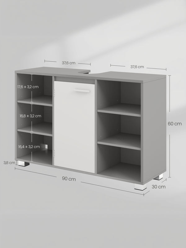 Laura underskab til badeværelset - Grå