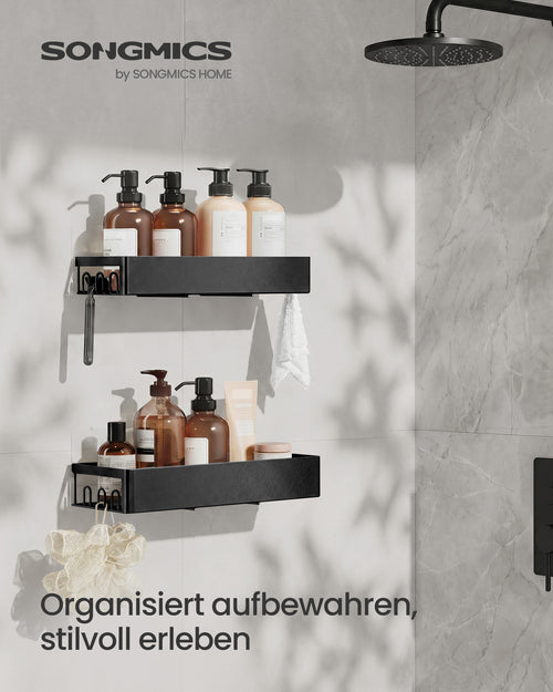 Elin brusehylder | 2 stk. - Sort