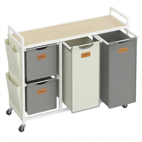 Jennifer vasketøjskurv - Grå