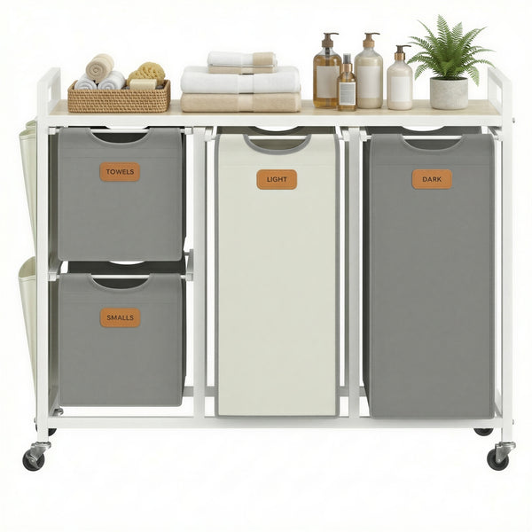 Jennifer vasketøjskurv - Grå