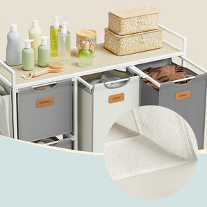 Jennifer vasketøjskurv - Grå