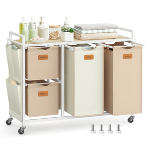 Jennifer vasketøjskurv - Beige