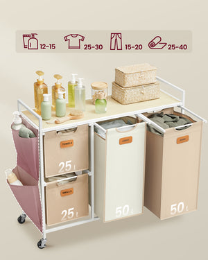 Jennifer vasketøjskurv - Beige