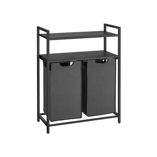 Liam vasketøjskurv - Sort