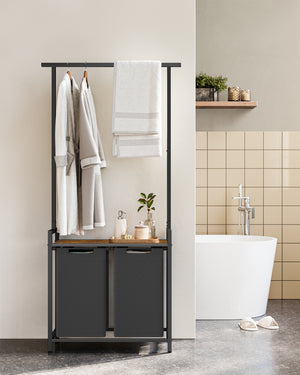 Tokyo tøjstativ med vasketøjskurve