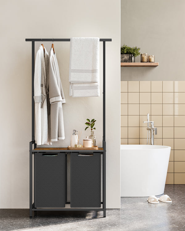 Tokyo tøjstativ med vasketøjskurve