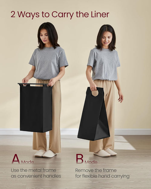 Felix vasketøjskurv - Sort