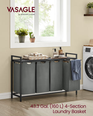 Felix vasketøjskurv - Grå