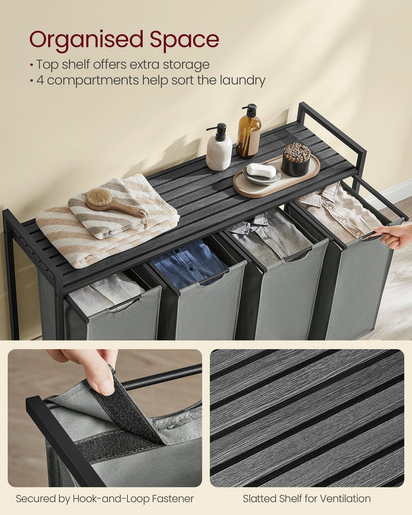 Felix vasketøjskurv - Grå