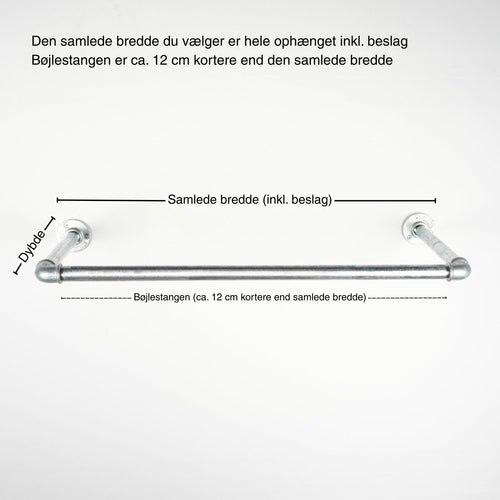 Bøjlestang SARA sølv