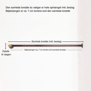 Bøjlestang LIAM sort