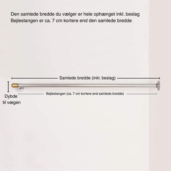 Bøjlestang LIAM sølv