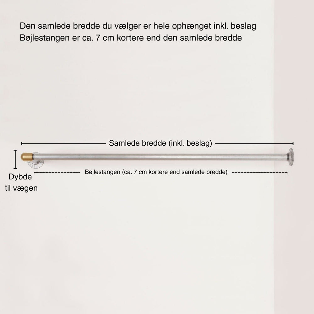 Bøjlestang LIAM sølv