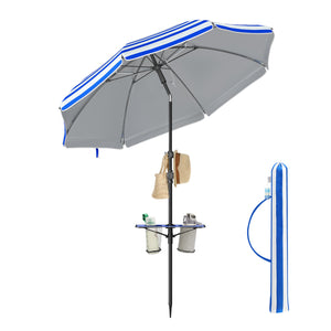 Conrad parasol - Blå striber