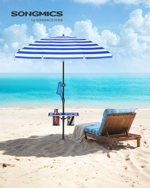 Conrad parasol - Blå striber