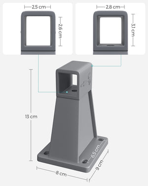 SONGMICS Wall Bracket for Fixing Retractable Blind, Suitable for All Side Awnings GSA005