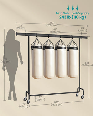Nola tøjstativ - Sort