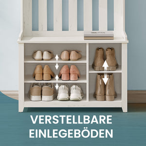 Elva tøjstativ - Rustik hvid