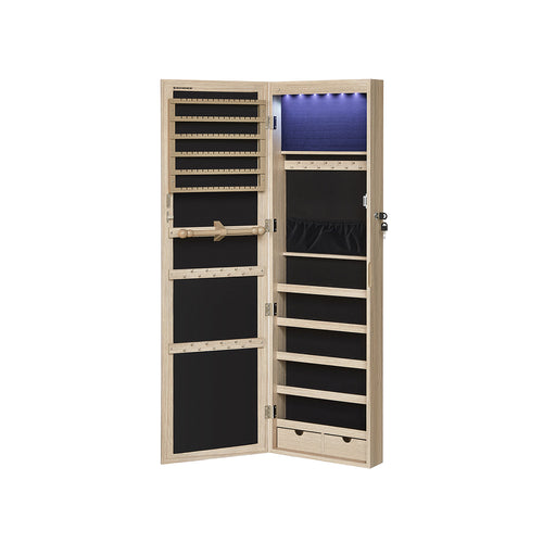 Linda smykkeskab - Brun/sort