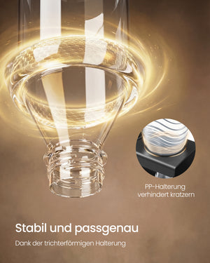 Elin opvaskestativ | 3 flasker - Sort