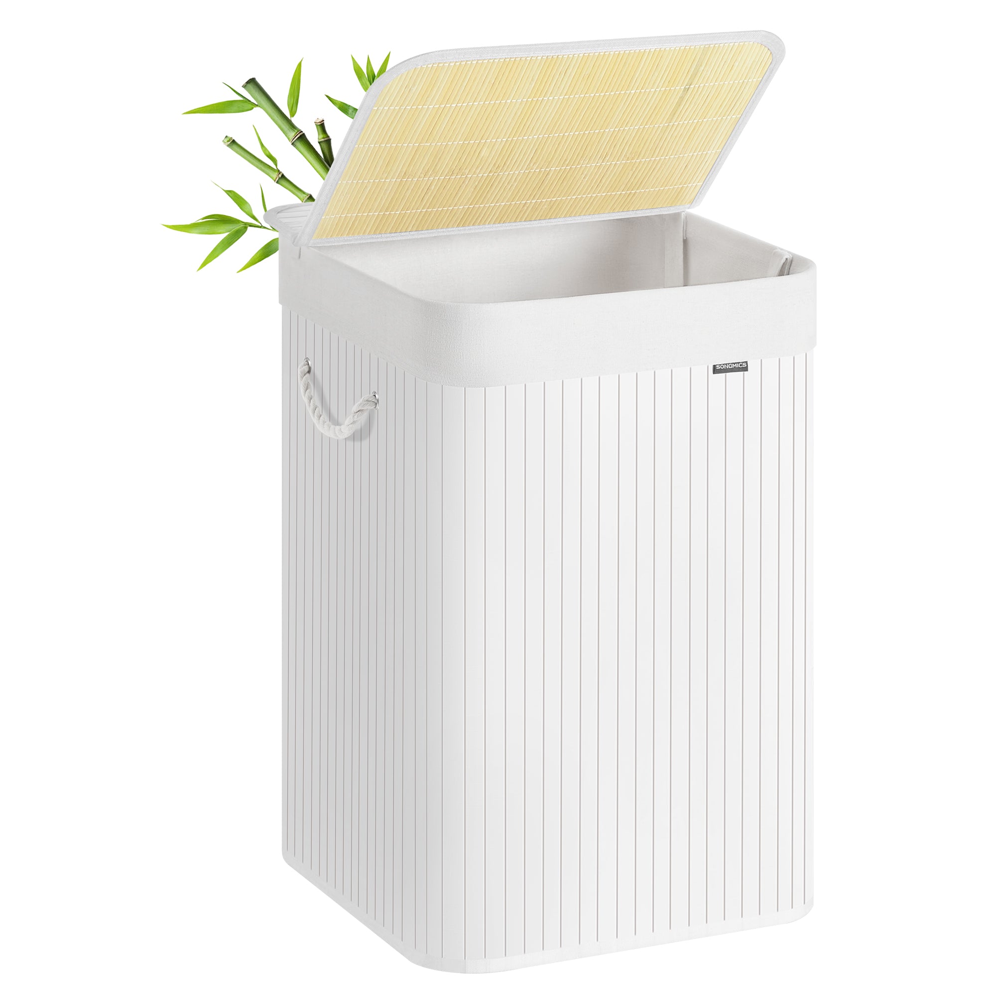 Flora vasketøjskurv - Hvid