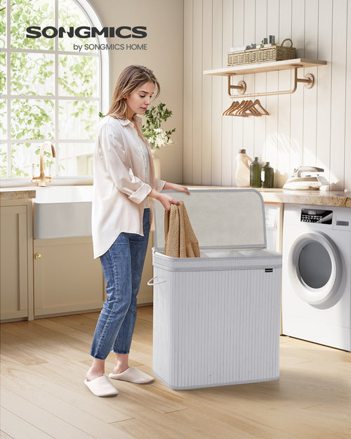 Axel vasketøjskurv - Grå