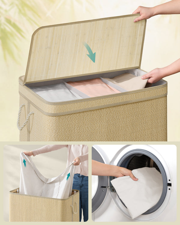 Emil vasketøjskurv - Beige