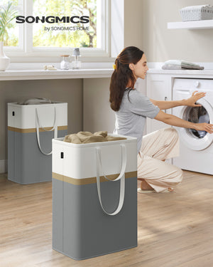 Marley vasketøjskurv - Mørkegrå