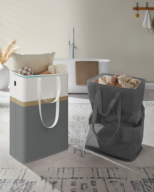 Marley vasketøjskurv - Mørkegrå