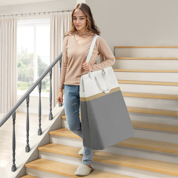 Marley vasketøjskurv - Mørkegrå