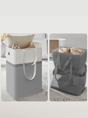 Marley vasketøjskurv - Lysegrå