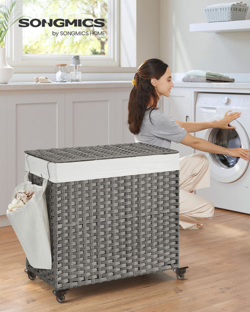 Stockholm vasketøjskurv - Grå