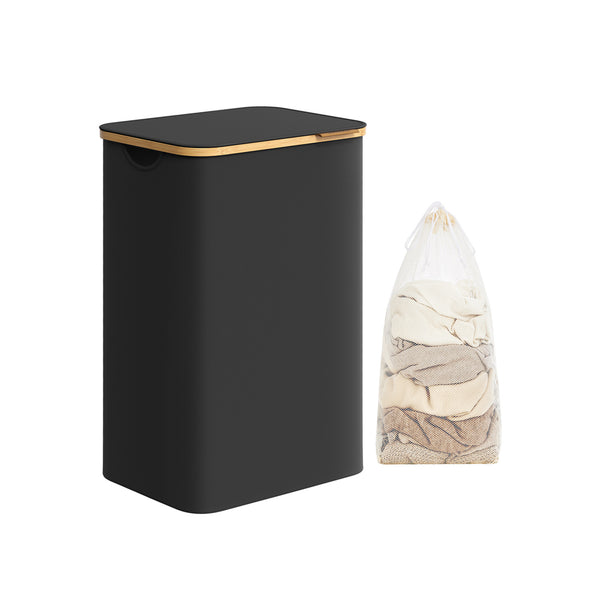 Konrad vasketøjskurv - Sort