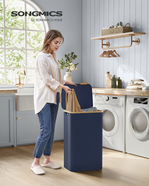 Konrad vasketøjskurv - Blå