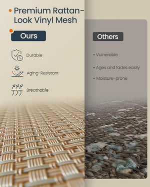 Alva vasketøjskurv | 3 rum, 140 L - Beige/hvid
