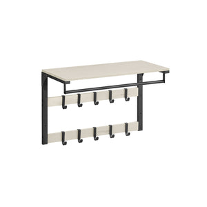 Leon knagerække - Hvid