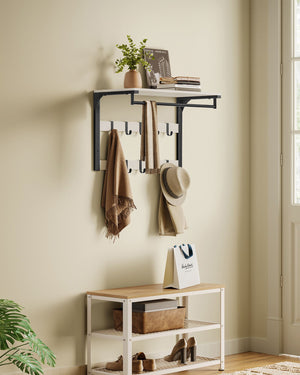 Leon knagerække - Hvid