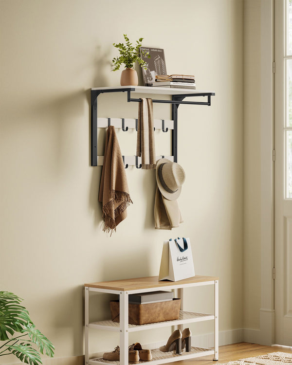 Leon knagerække - Hvid