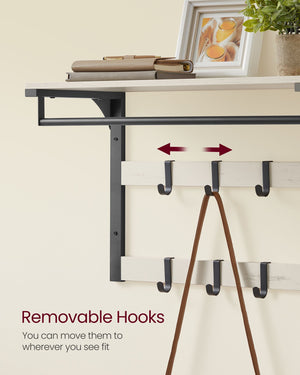 Leon knagerække - Hvid