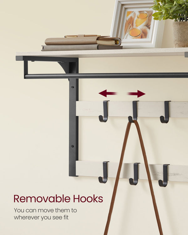 Leon knagerække - Hvid