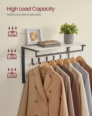 Leon knagerække - Hvid